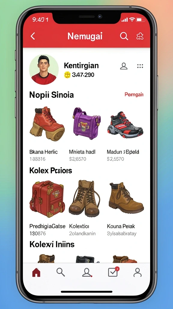 Karakter-karakter yang dapat dikustomisasi.
