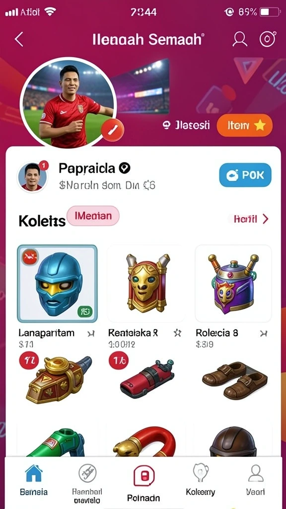 Tampilan antarmuka yang menarik dan mudah digunakan.