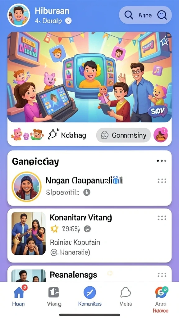 Beragam mode permainan untuk semua kalangan.