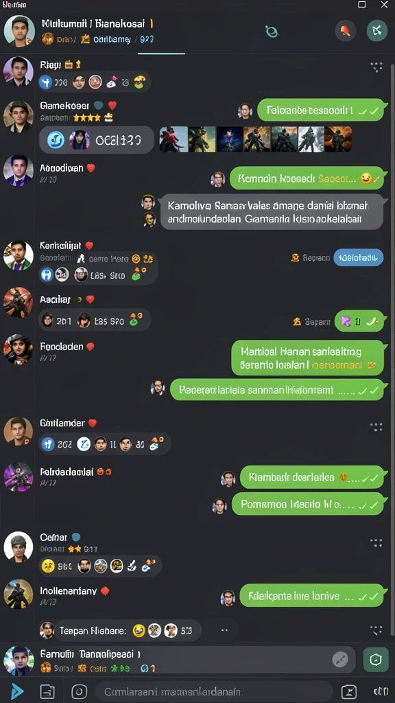 Tampilan menu utama yang menarik dan intuitif.