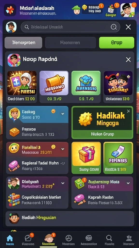 Tampilan antarmuka utama game 99LUCK99.