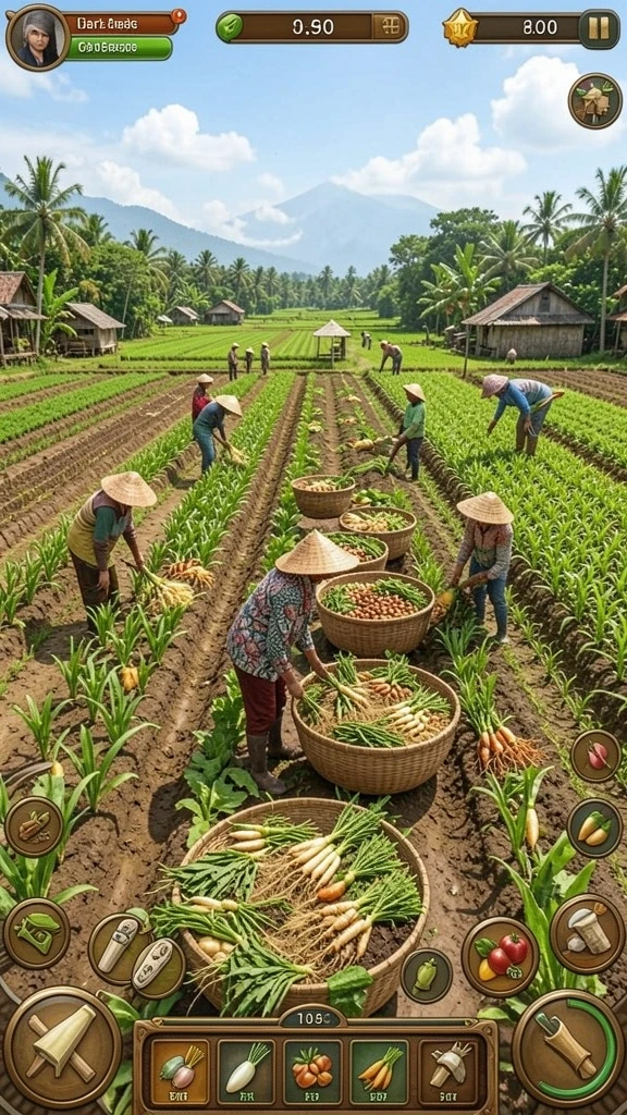 Fitur permainan interaktif dengan berbagai level dan tantangan.