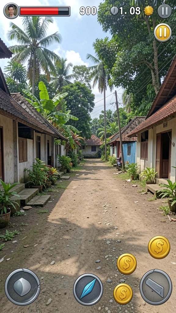 Screenshot menunjukkan mode multiplayer yang seru bersama teman.