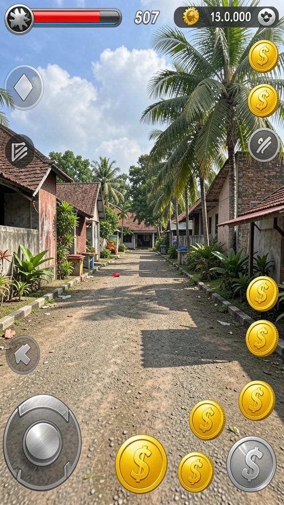 Fitur multiplayer yang memungkinkan bertanding dengan teman.