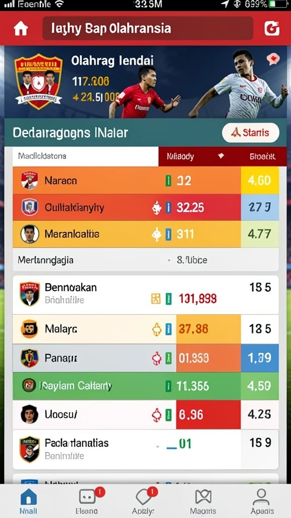 Tangkapan layar ketiga menggambarkan fitur sosial yang memungkinkan interaksi antar pemain.