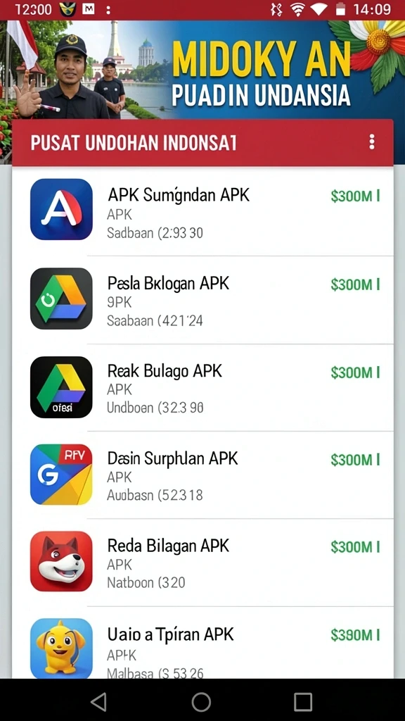 Tampilan awal aplikasi GARUDA999 yang menarik.