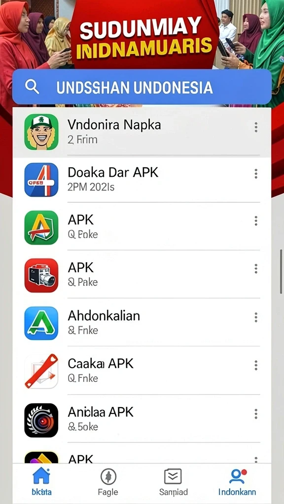 Menu permainan yang mudah diakses dan variatif.