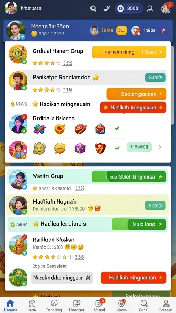 Tampilan antarmuka yang user-friendly.