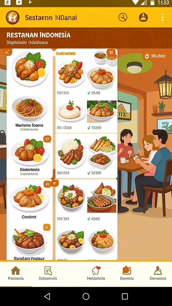 Screenshot menampilkan tampilan antarmuka pengguna yang menarik.