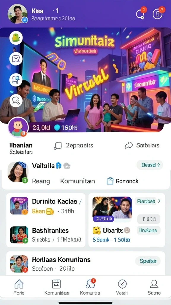 Tampilan antarmuka yang sederhana dan intuitif.