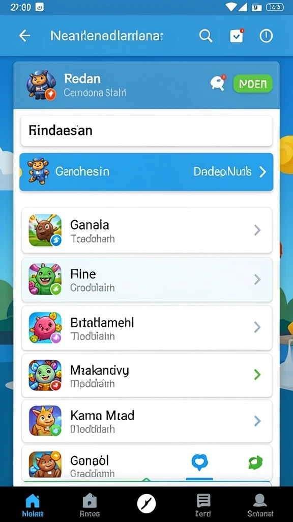 Tangkapan layar menunjukkan pemandangan indah dari salah satu level.