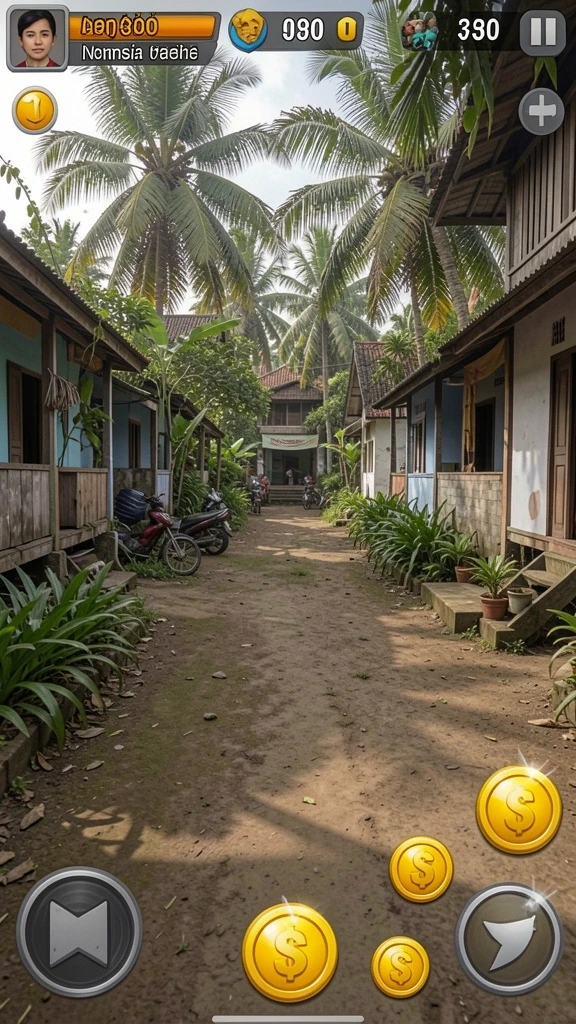 Fitur interaksi sosial yang menyenangkan antar pemain.