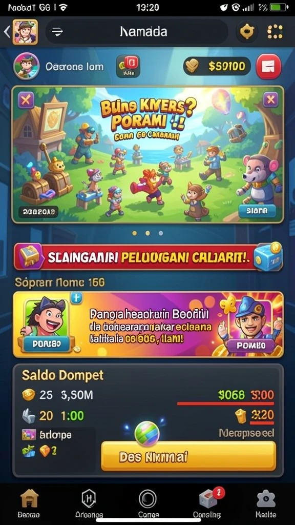 Tampilan antarmuka yang menarik dan mudah digunakan.