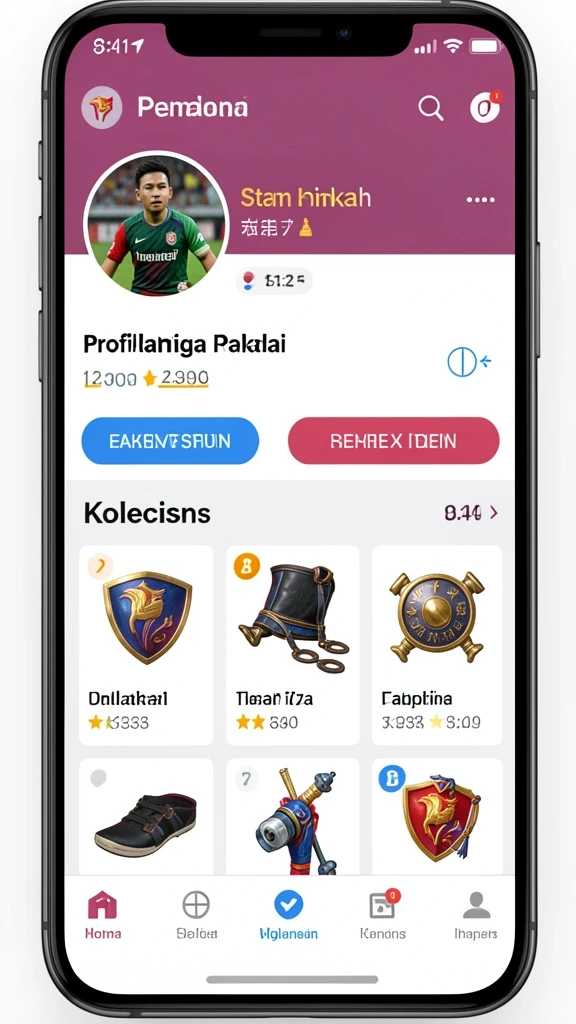 Screenshot menampilkan antarmuka permainan slot yang menarik.