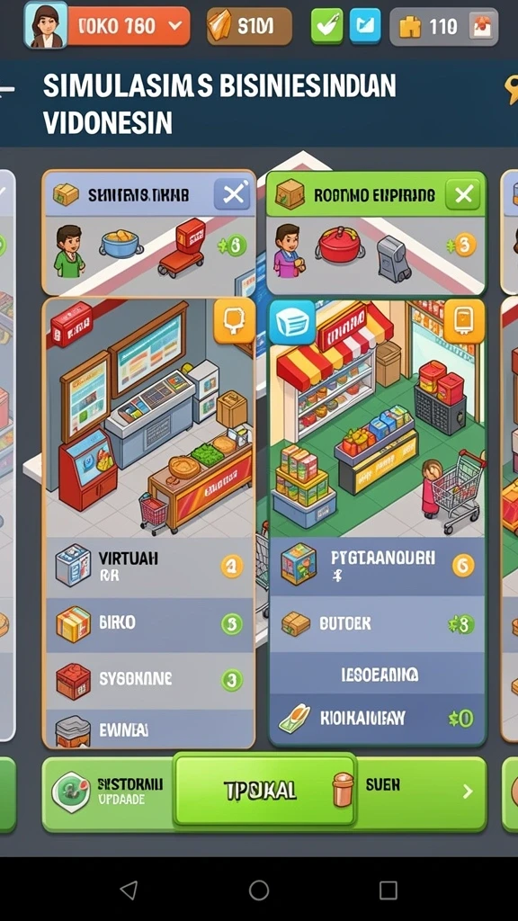 Screenshot memperlihatkan pengguna yang sedang menikmati permainan di aplikasi.