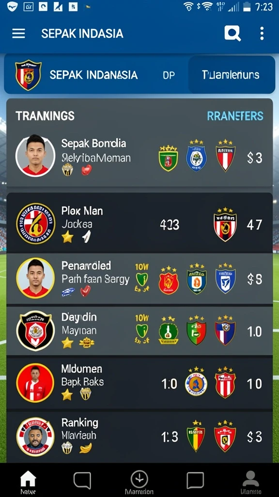 Tampilan permainan poker yang dinamis dan interaktif.