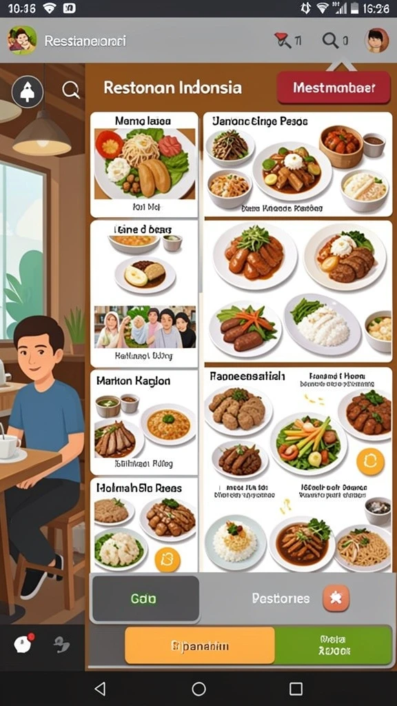 Menu misi dengan berbagai tantangan seru.