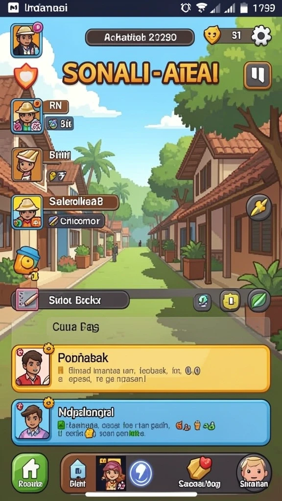 Level yang penuh tantangan dan strategi.
