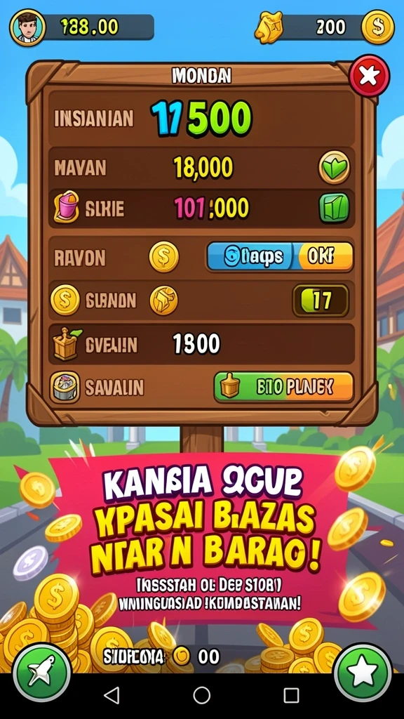 Karakter dengan desain unik dan menarik.