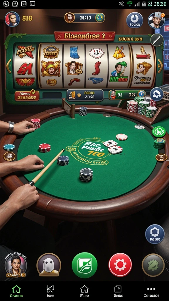 Tampilan pilihan permainan slot yang beragam.