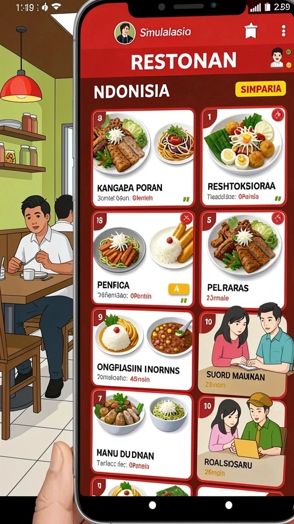 Tampilan antarmuka yang ramah pengguna dengan desain modern.