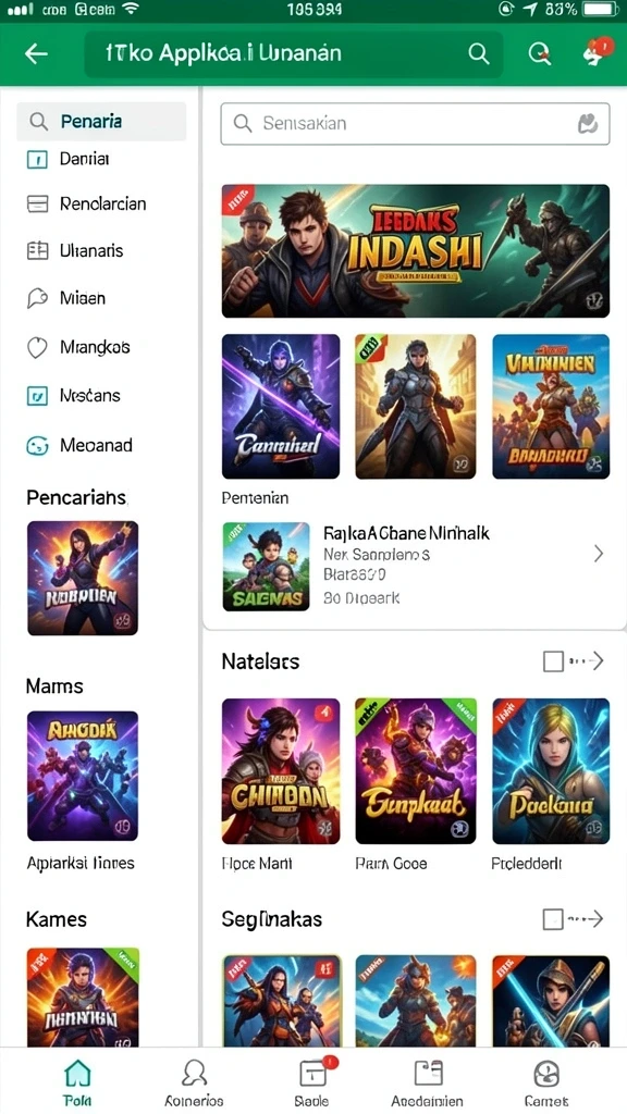 Fitur chat yang memungkinkan interaksi antar pemain.