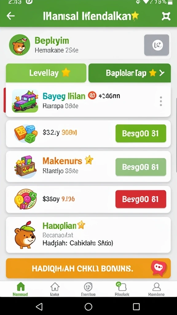 Fitur bonus yang memberikan kesempatan menang lebih besar.