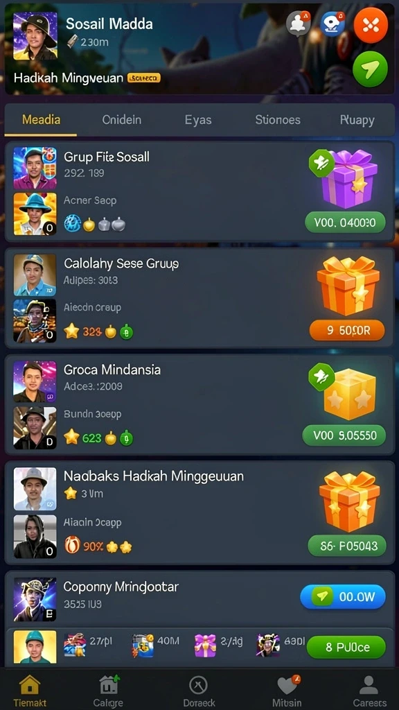 Lihat karakter keren yang dapat Anda pilih.