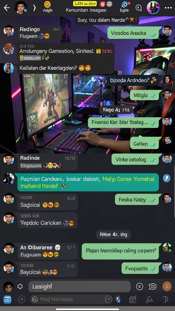 Tampilan menarik dari berbagai pilihan slot.