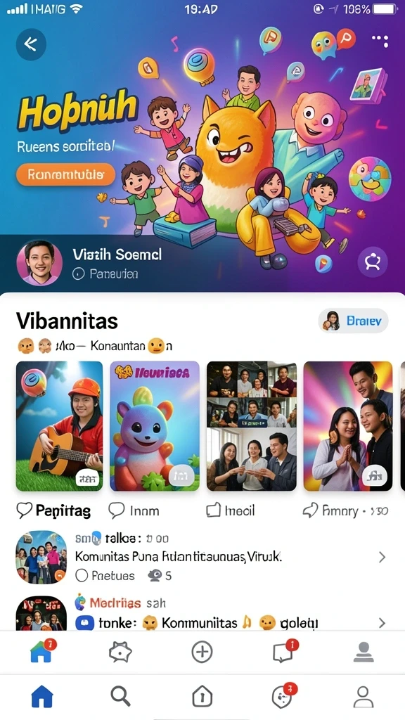 Tampilan antarmuka yang menarik dan mudah digunakan.