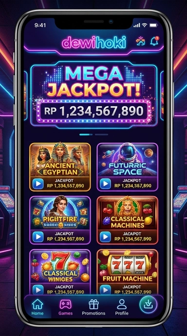 dewihoki — layar beranda